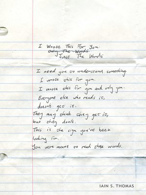 cover image of Just the Words